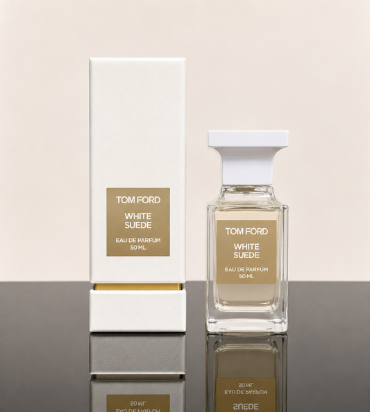 TOM FORD WHITE SUEDE